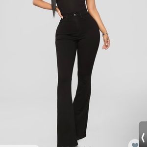 skinny flare jeans